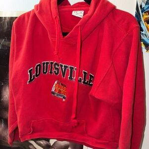 2005 final four  cropped Louisville Hoodie